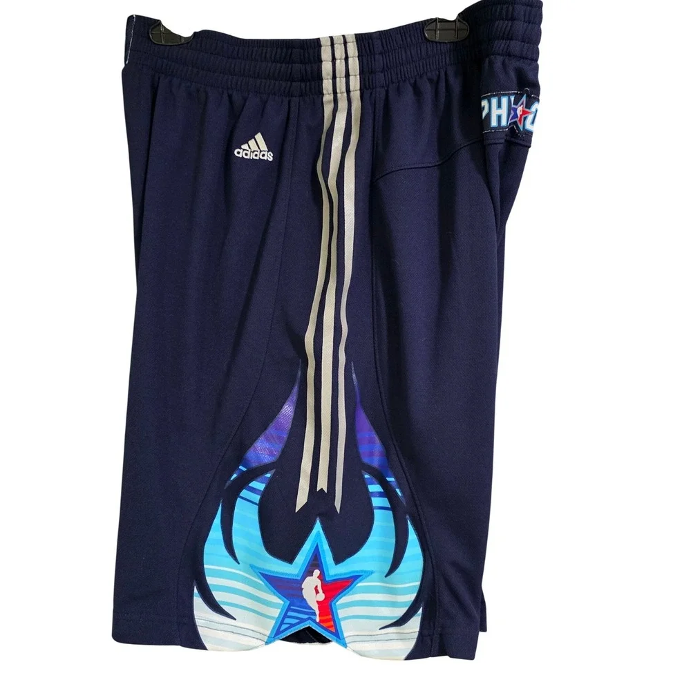 Adidas‎ NBA All Star 2009 Shorts Mens XL Navy Phoenix Eastern Conference